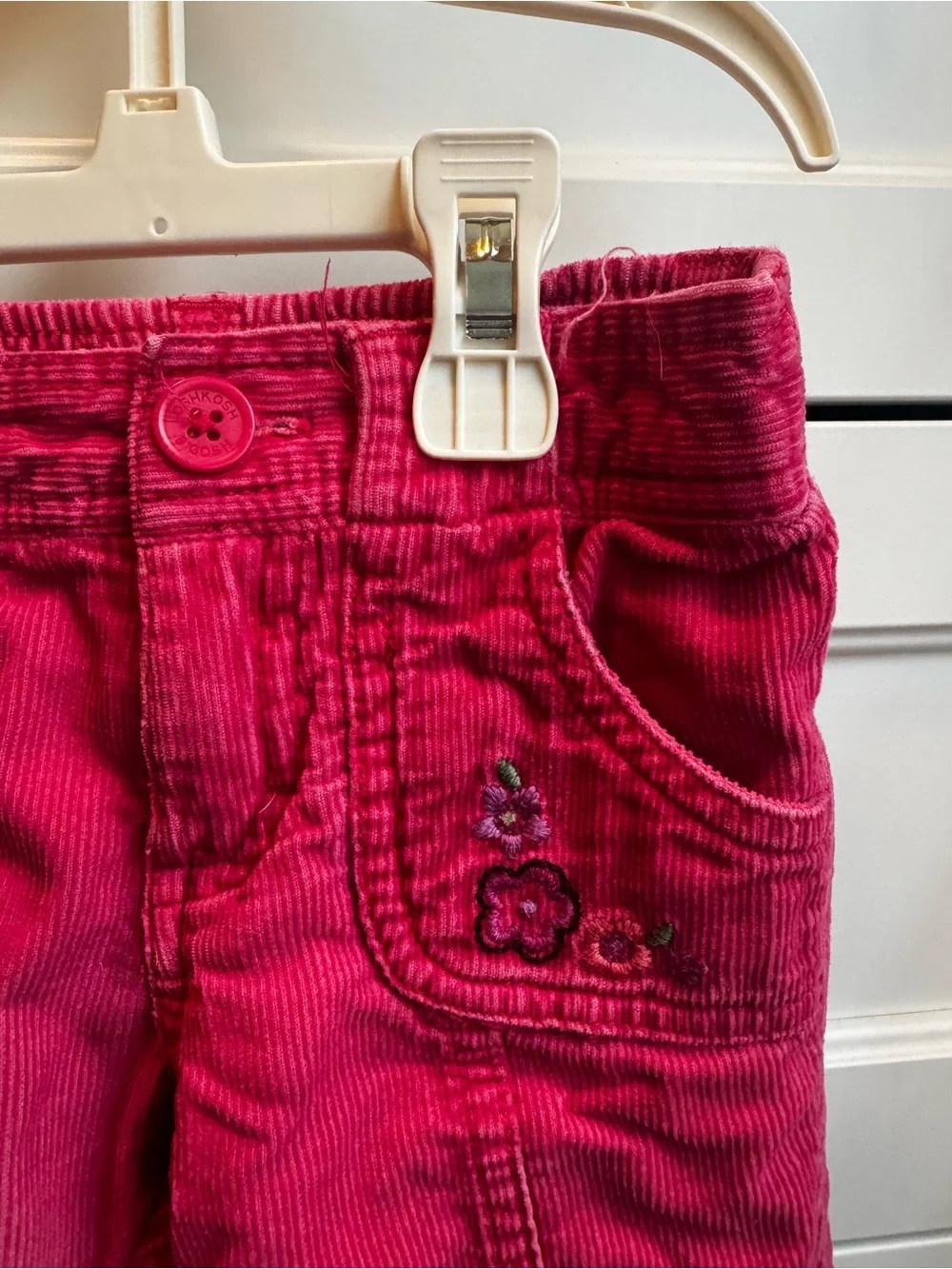 Vintage Y2K Osh Kosh flare corduroy 3T girls pants